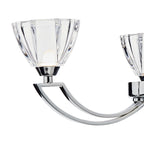 Vito 3 Light Semi Flush Polished Chrome<br>Polished Chrome