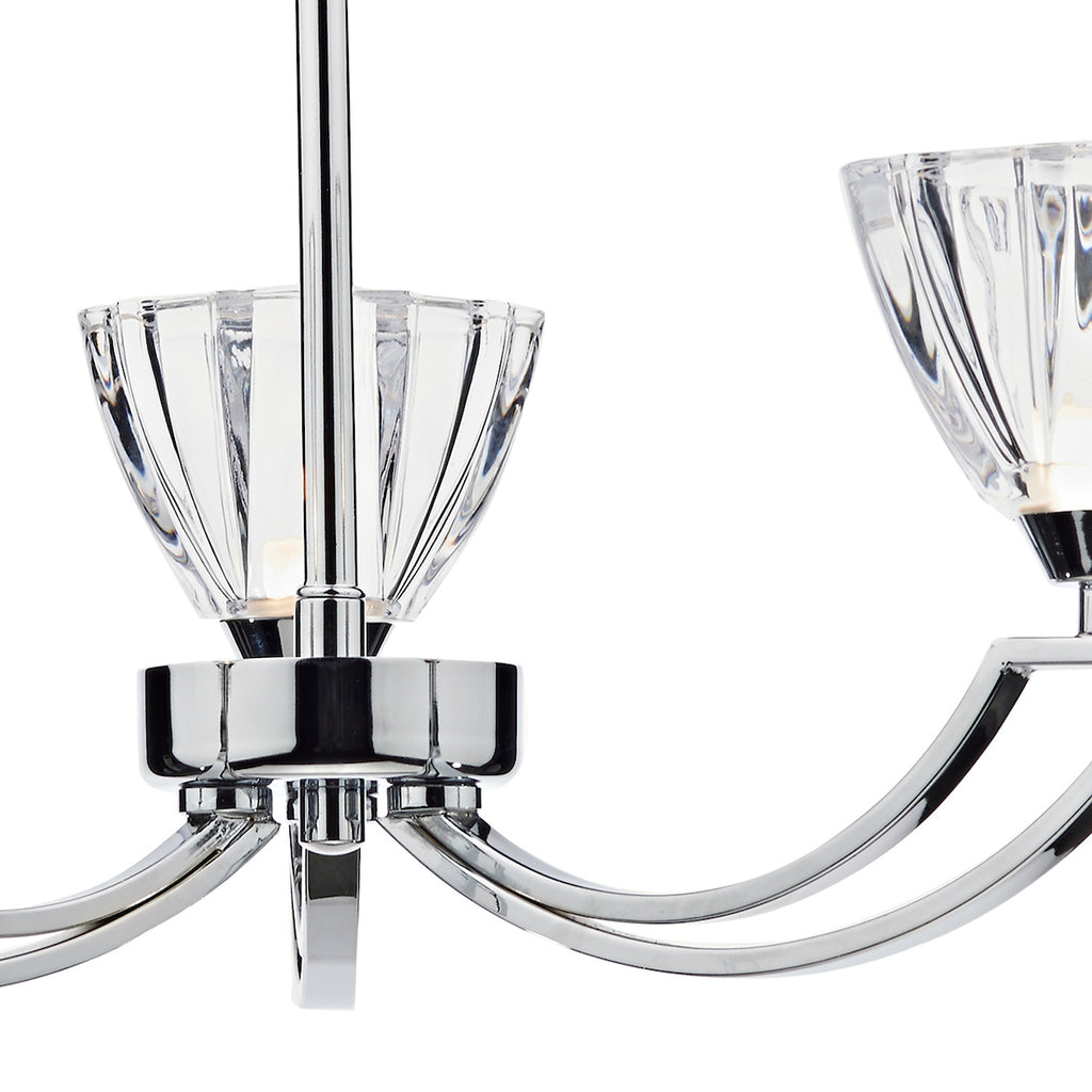 Vito 3 Light Semi Flush Polished Chrome<br>Polished Chrome