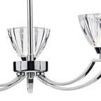 Vito 3 Light Semi Flush Polished Chrome<br>Polished Chrome