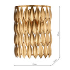 Volcano Wall Light Gold<br>Gold Leaf
