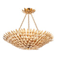 Volcano 5 Light Pendant Gold<br>Gold Leaf