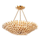 Volcano 5 Light Pendant Gold<br>Gold Leaf