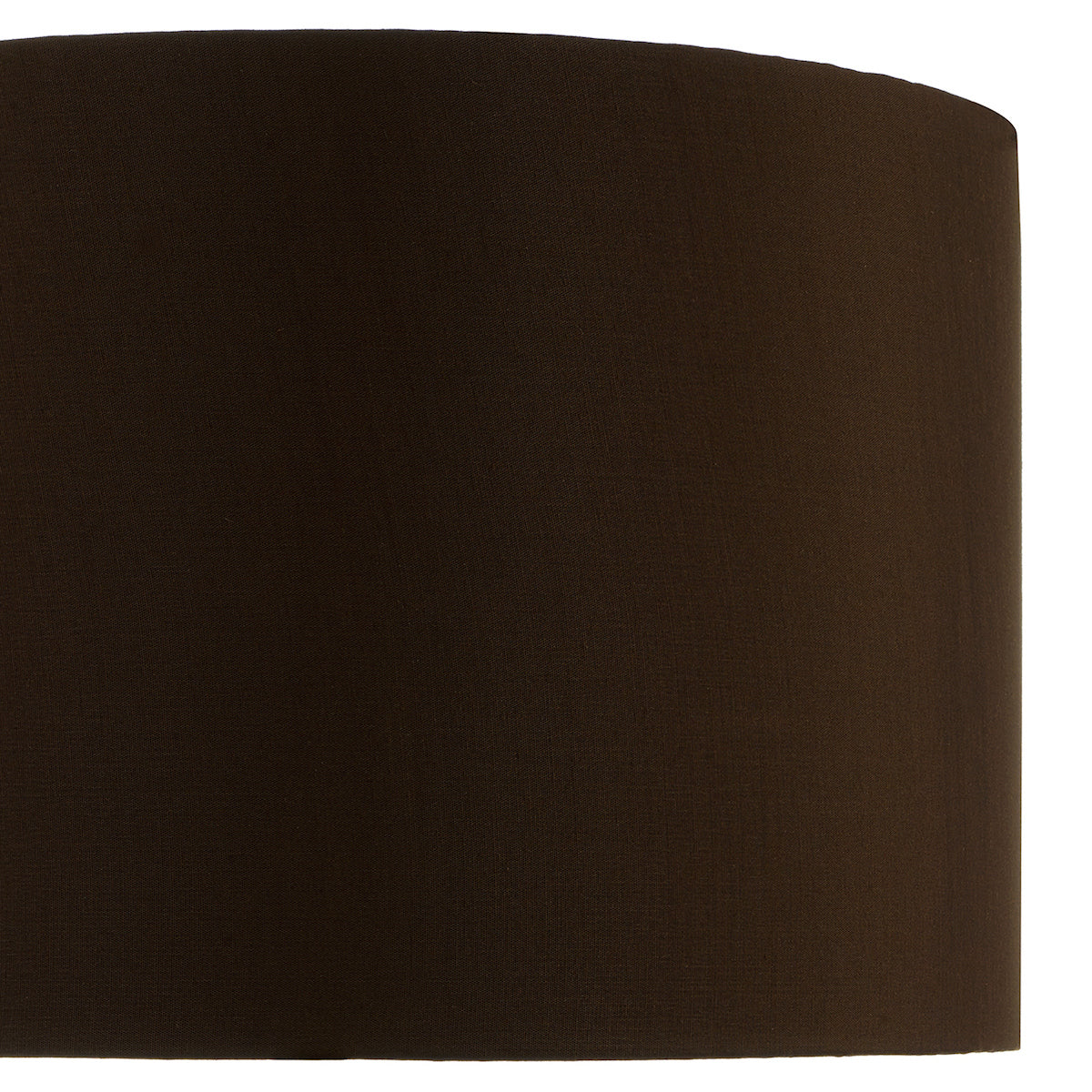Voyage Brown Faux Silk Drum Shade 38cm<br>Brown