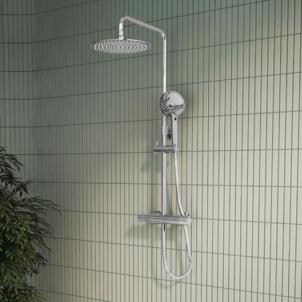 VitrA Aquaheat Bliss 250 Thermostatic Shower Column (Min 1 Bar Req)