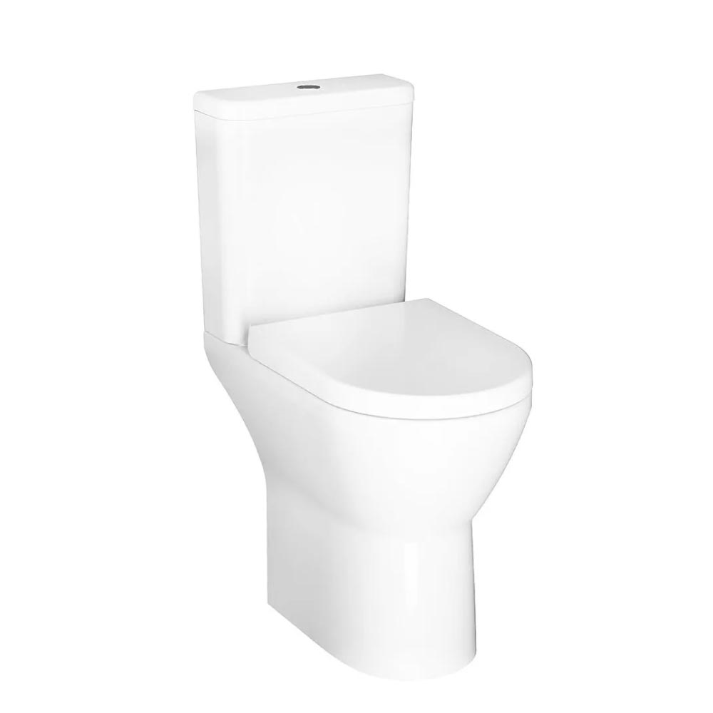 VitrA Integra Comfort Height Wall Hung Soft Close Close-Coupled Cistern Open Back Complete Toilet
