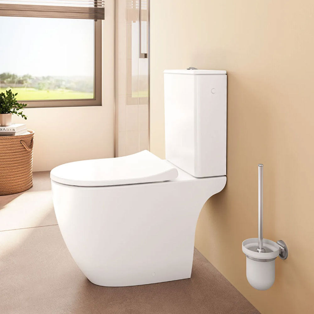 VitrA Sento Close-Coupled Soft Close Open Back Complete Toilet