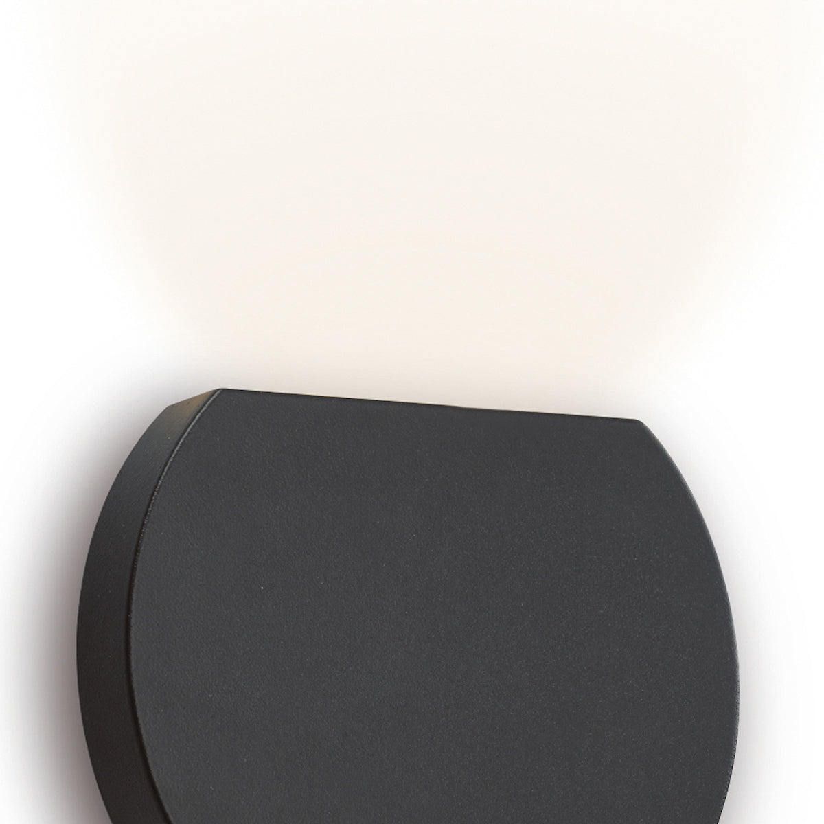 Vulcan Outdoor Wall Light Dark Grey IP44 LED<br>Matt Grey