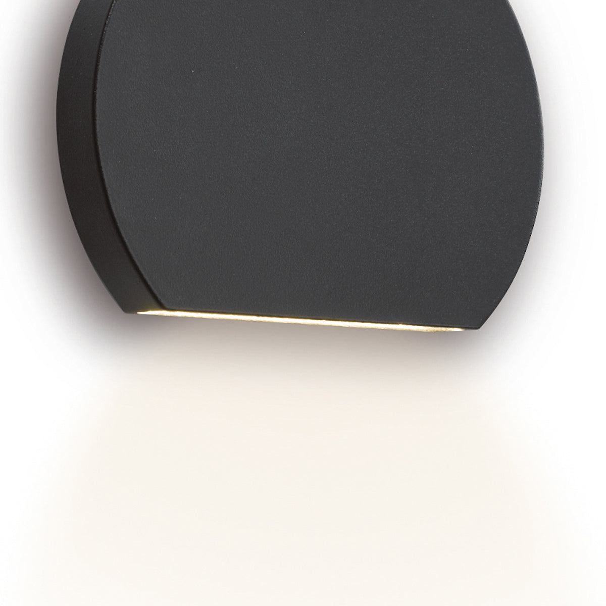 Vulcan Outdoor Wall Light Dark Grey IP44 LED<br>Matt Grey