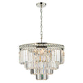 Vyana 4 Light Pendant Polished Nickel Crystal<br>Crystal
