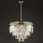 Vyana 4 Light Pendant Polished Nickel Crystal<br>Crystal