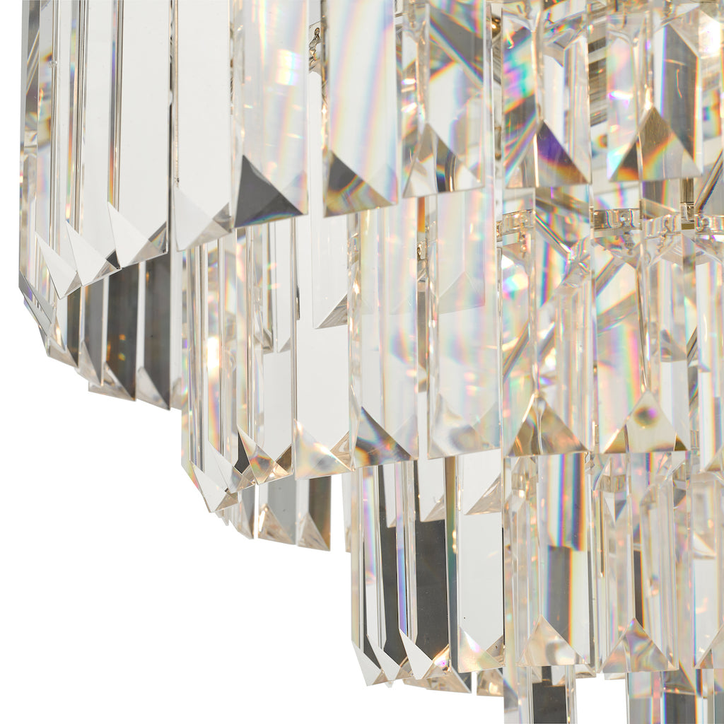 Vyana 4 Light Pendant Polished Nickel Crystal<br>Crystal