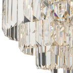 Vyana 4 Light Pendant Polished Nickel Crystal<br>Crystal