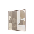 Cemento Abstract Framed Canvas