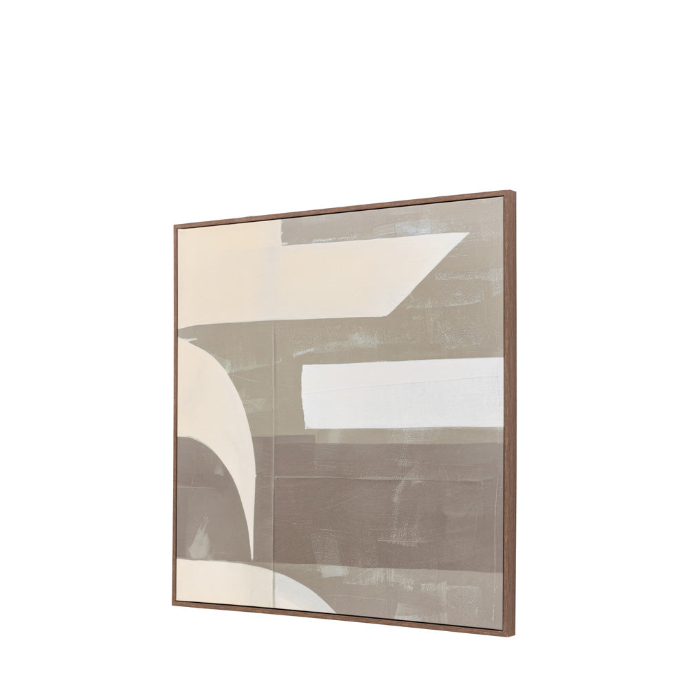 Concreta Abstract Framed Canvas