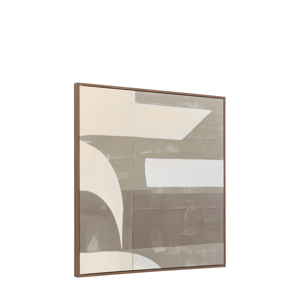 Concreta Abstract Framed Canvas