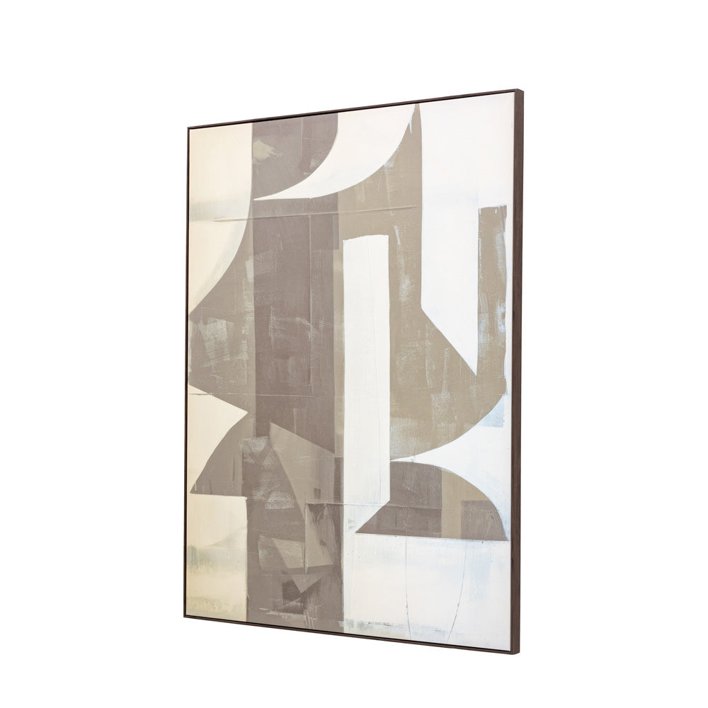 Betong Abstract Framed Canvas