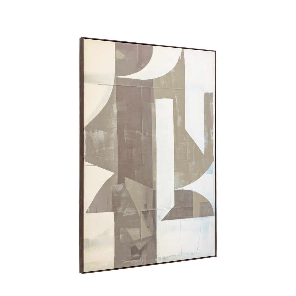 Betong Abstract Framed Canvas