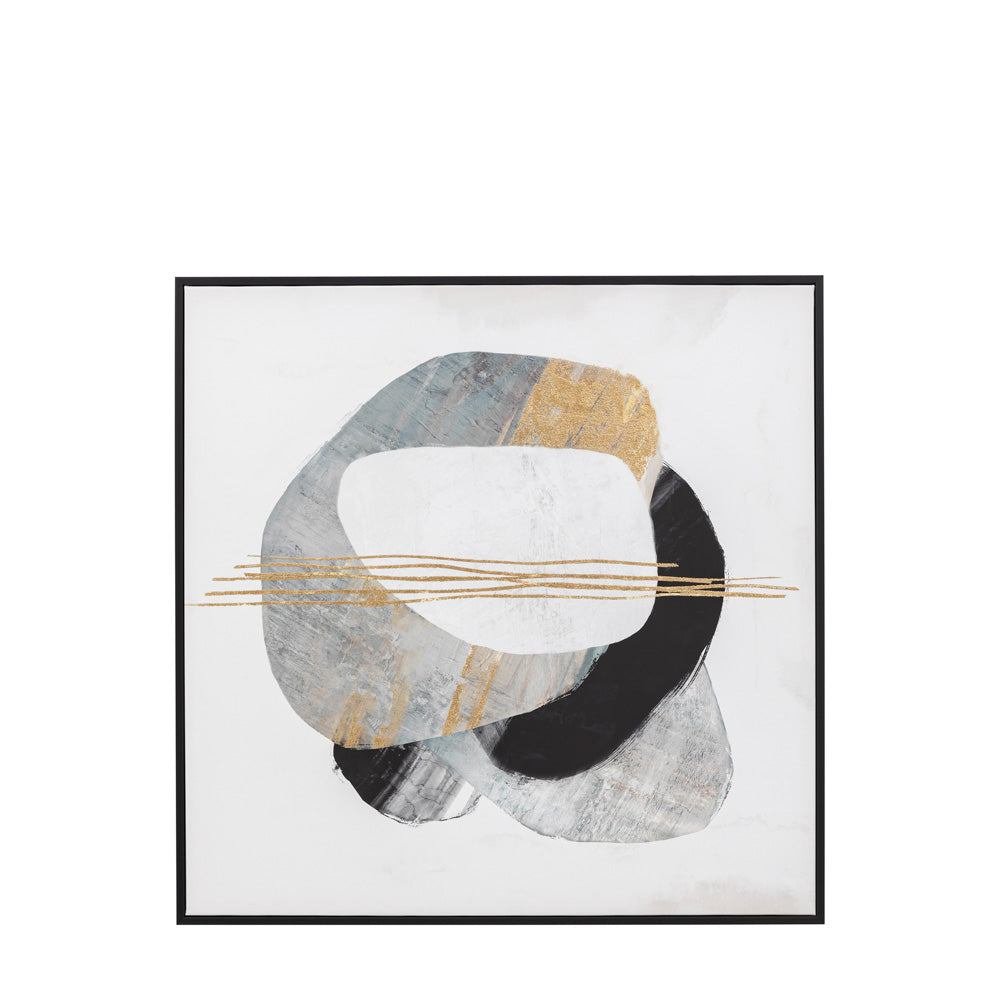 Through the Dimensions II Framed Canvas
