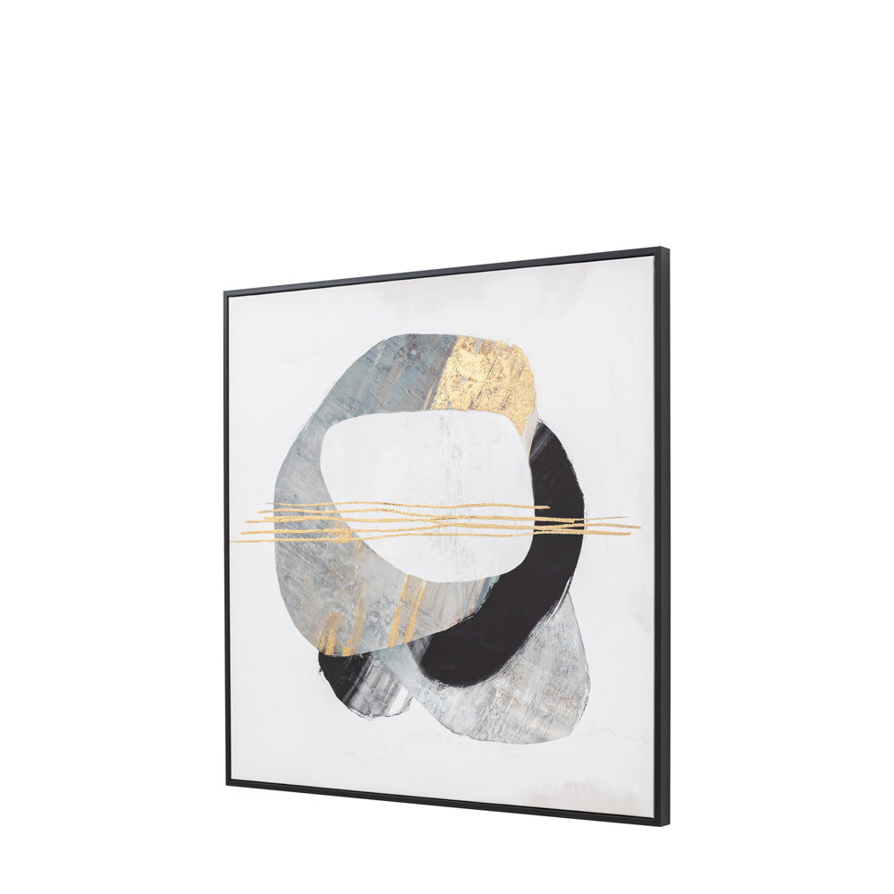 Through the Dimensions II Framed Canvas