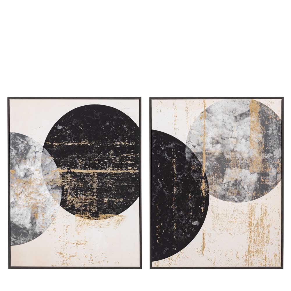 Orbit Framed Canvas Set of 2