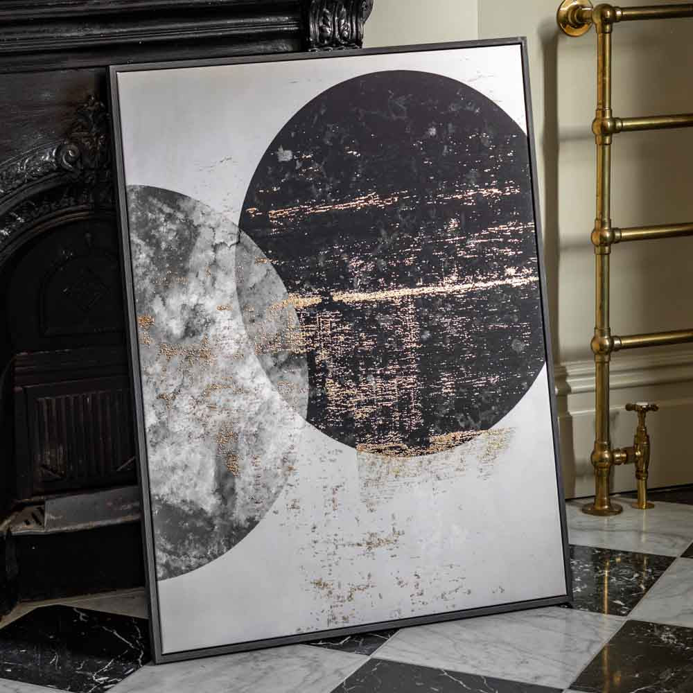 Orbit Framed Canvas Set of 2