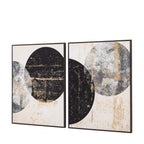 Orbit Framed Canvas Set of 2