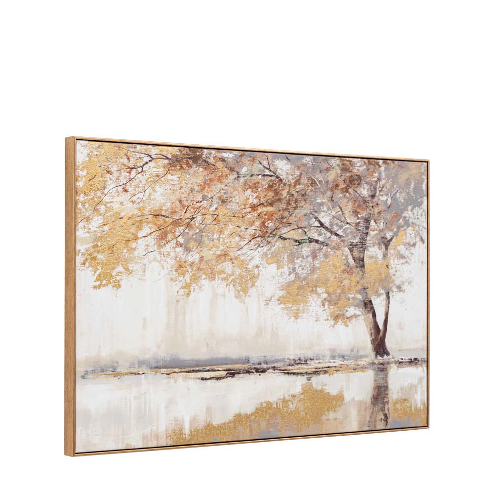 Gilded Oak Framed Canvas