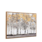 Golden Reverie Framed Canvas