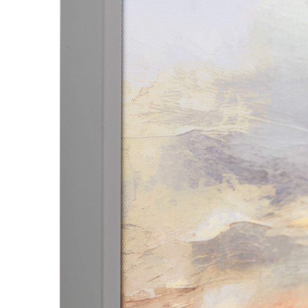 Warm Horizon Framed Canvas