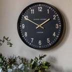 Cambridge Wall Clock Black 40cm