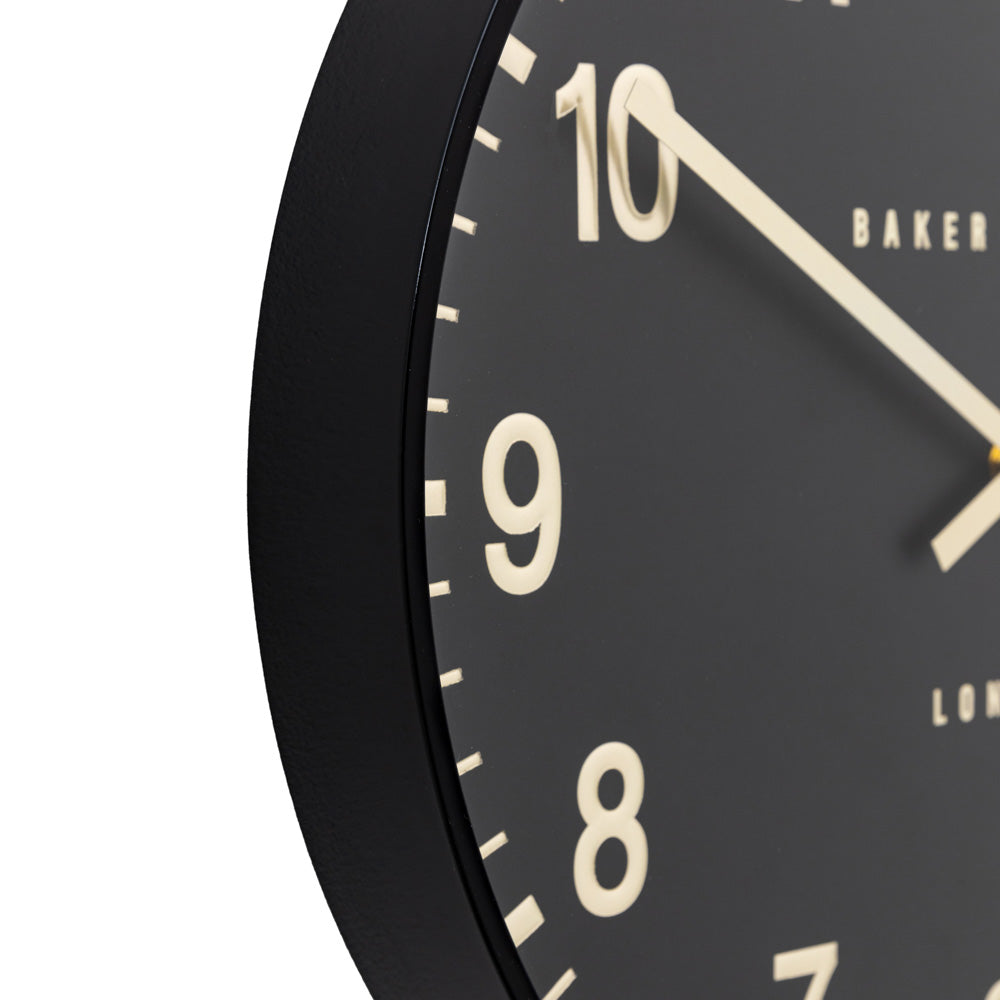 Cambridge Wall Clock Black 40cm