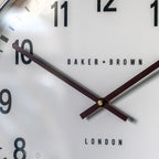 Cambridge Wall Clock Chrome 40cm