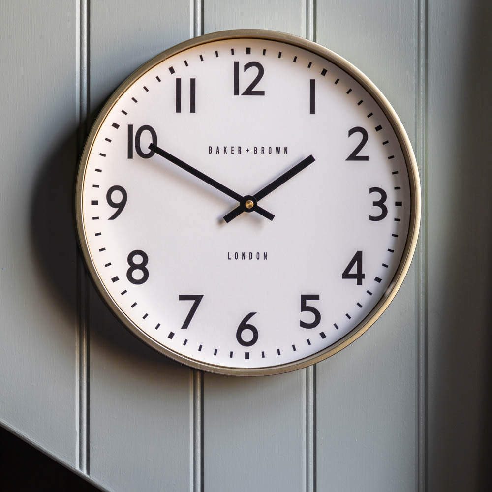 Norton Wall Clock Champagne 30cm
