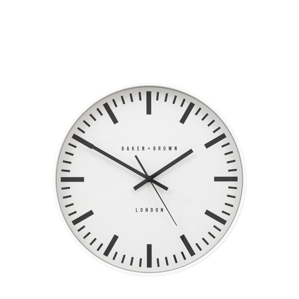 Longstone Clock White 40cm