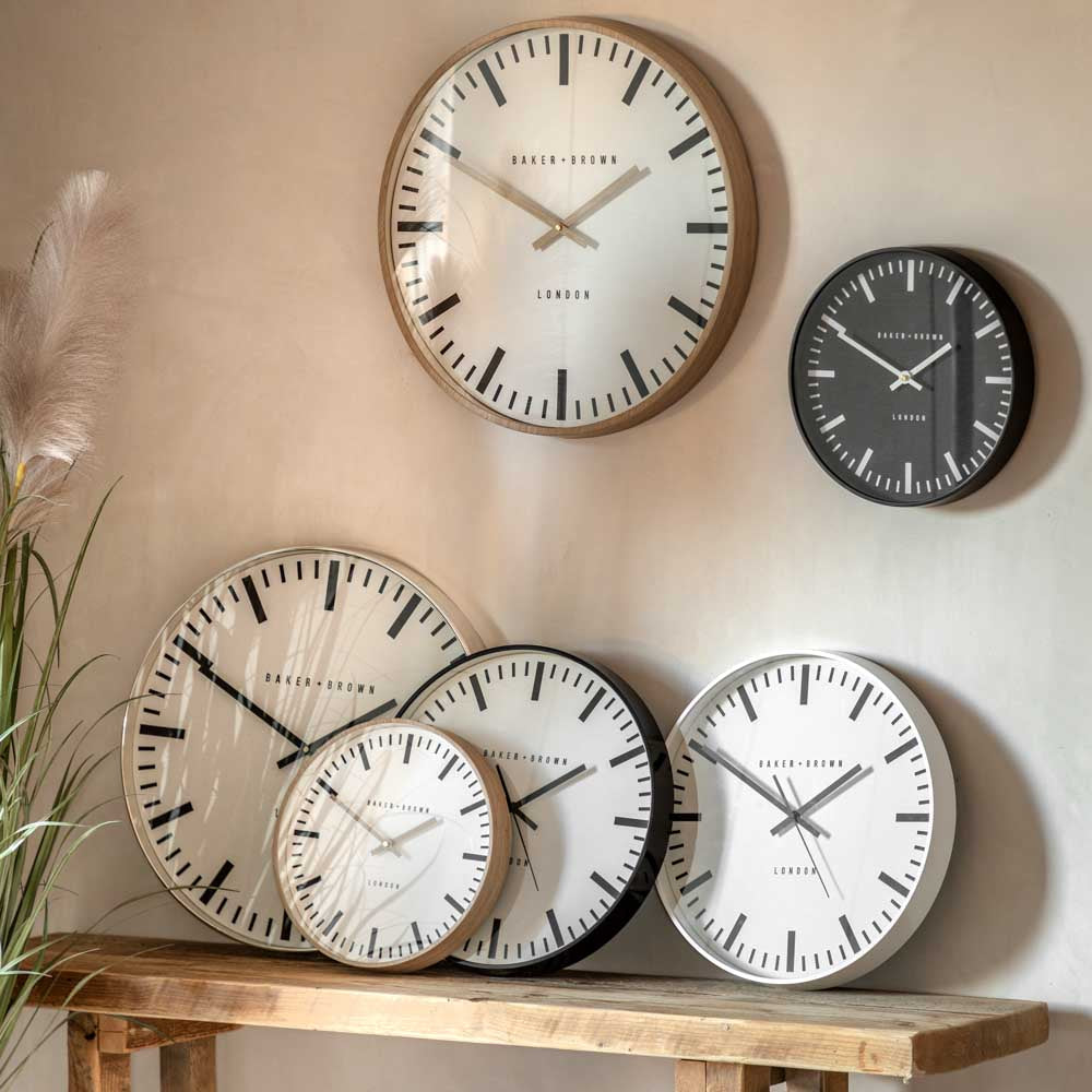 Longstone Clock White 40cm