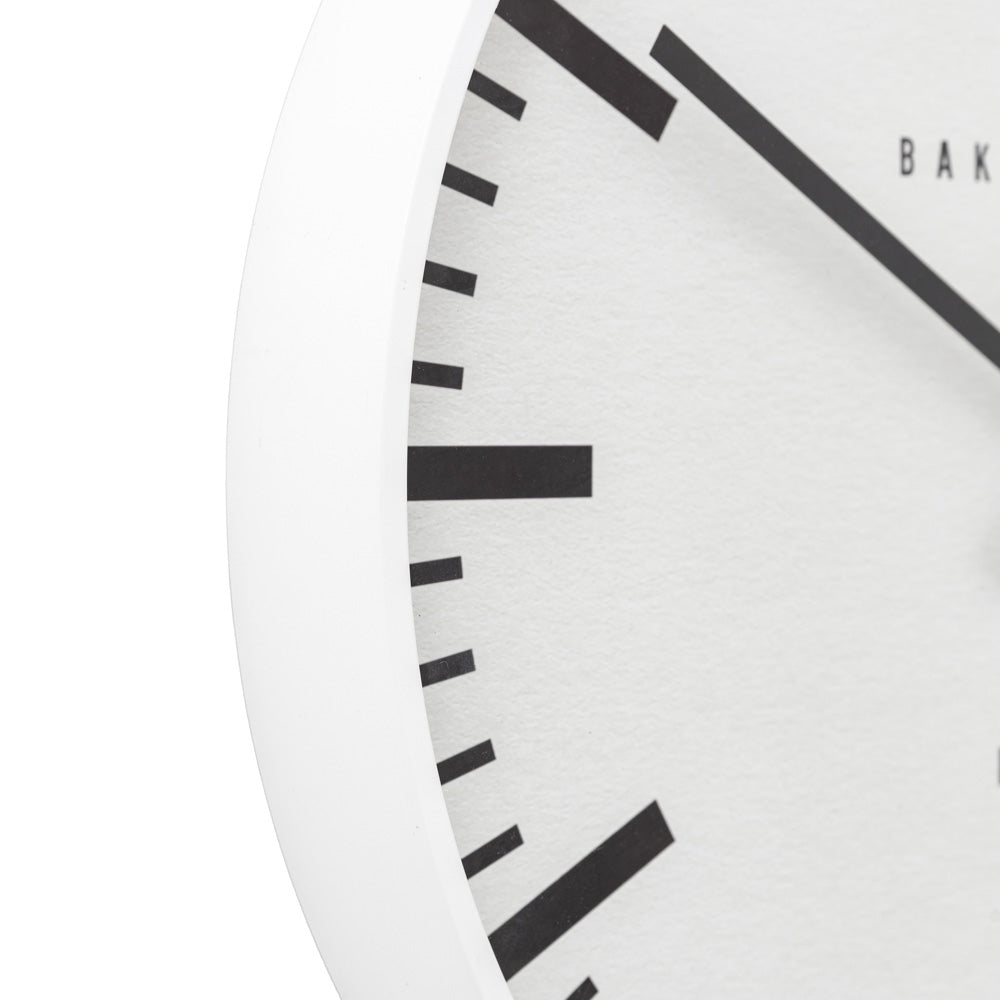 Longstone Clock White 40cm