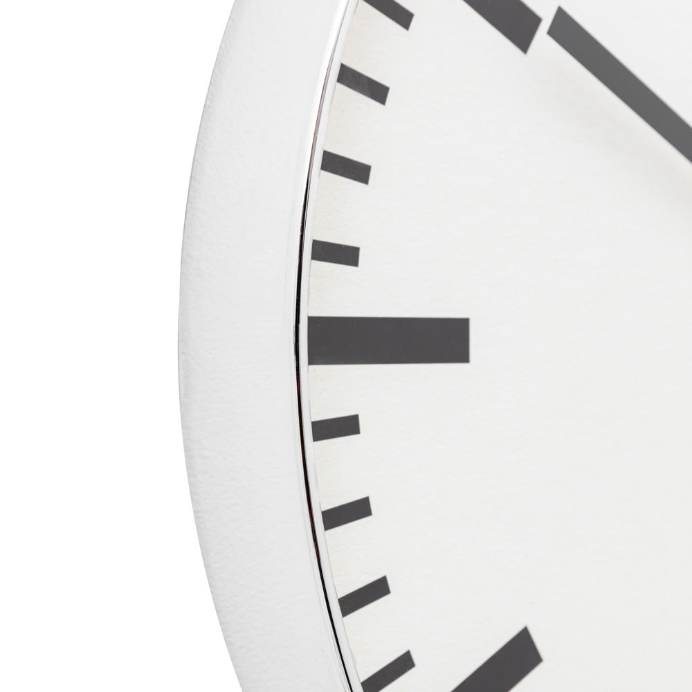 Longstone Clock Chrome 50cm