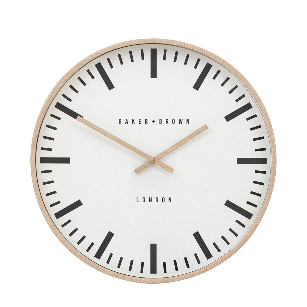 Longstone Clock Oak 50cm