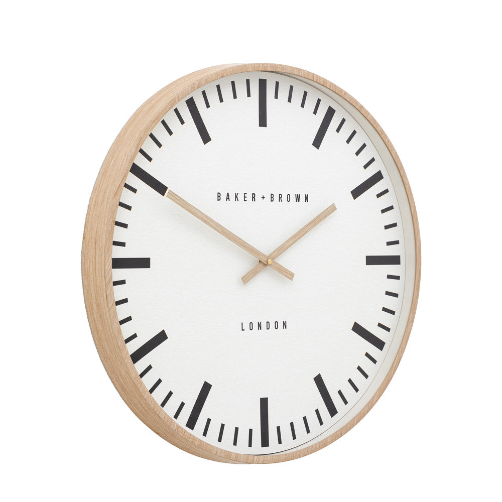 Longstone Clock Oak 50cm