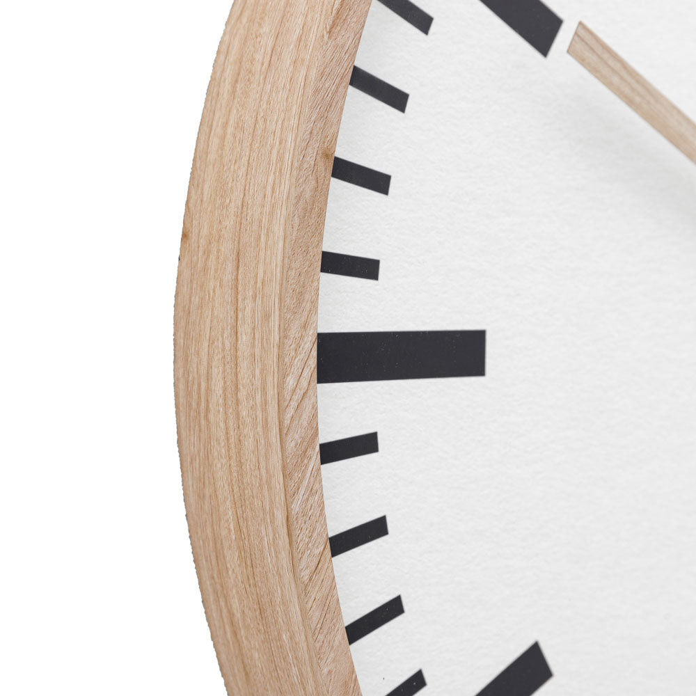 Longstone Clock Oak 50cm