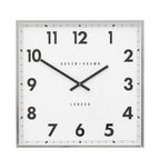 Buxton Wall Clock Chrome 50cm