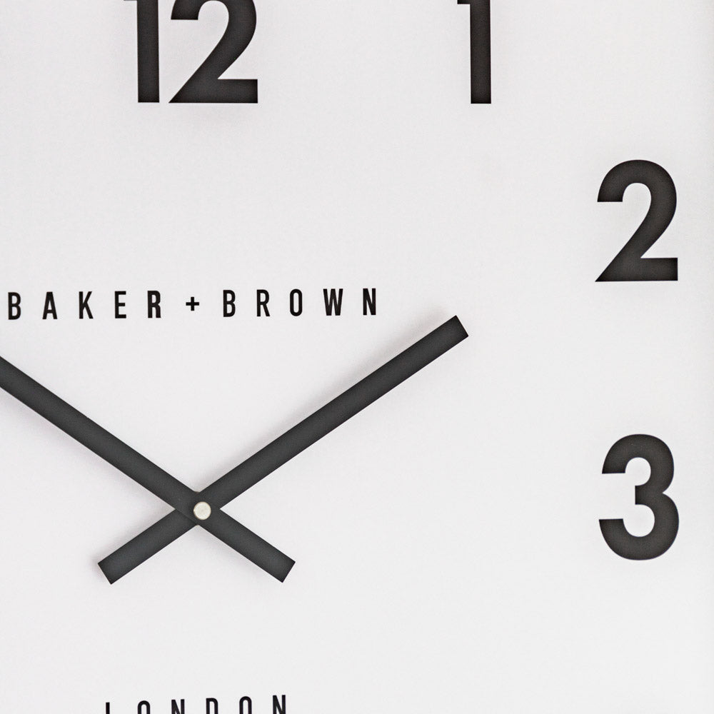 Buxton Wall Clock Chrome 50cm