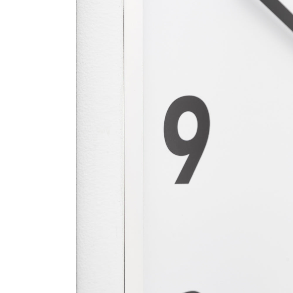 Buxton Wall Clock Chrome 50cm