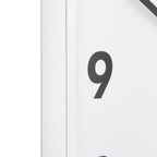 Buxton Wall Clock Chrome 50cm