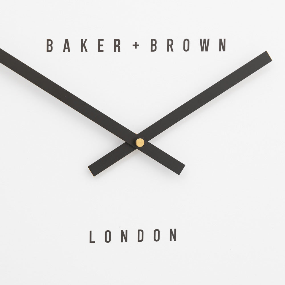 Buxton Wall Clock Chrome 50cm