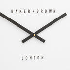Buxton Wall Clock Chrome 50cm