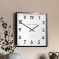 Buxton Wall Clock Black 50cm