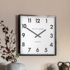 Buxton Wall Clock Black 50cm
