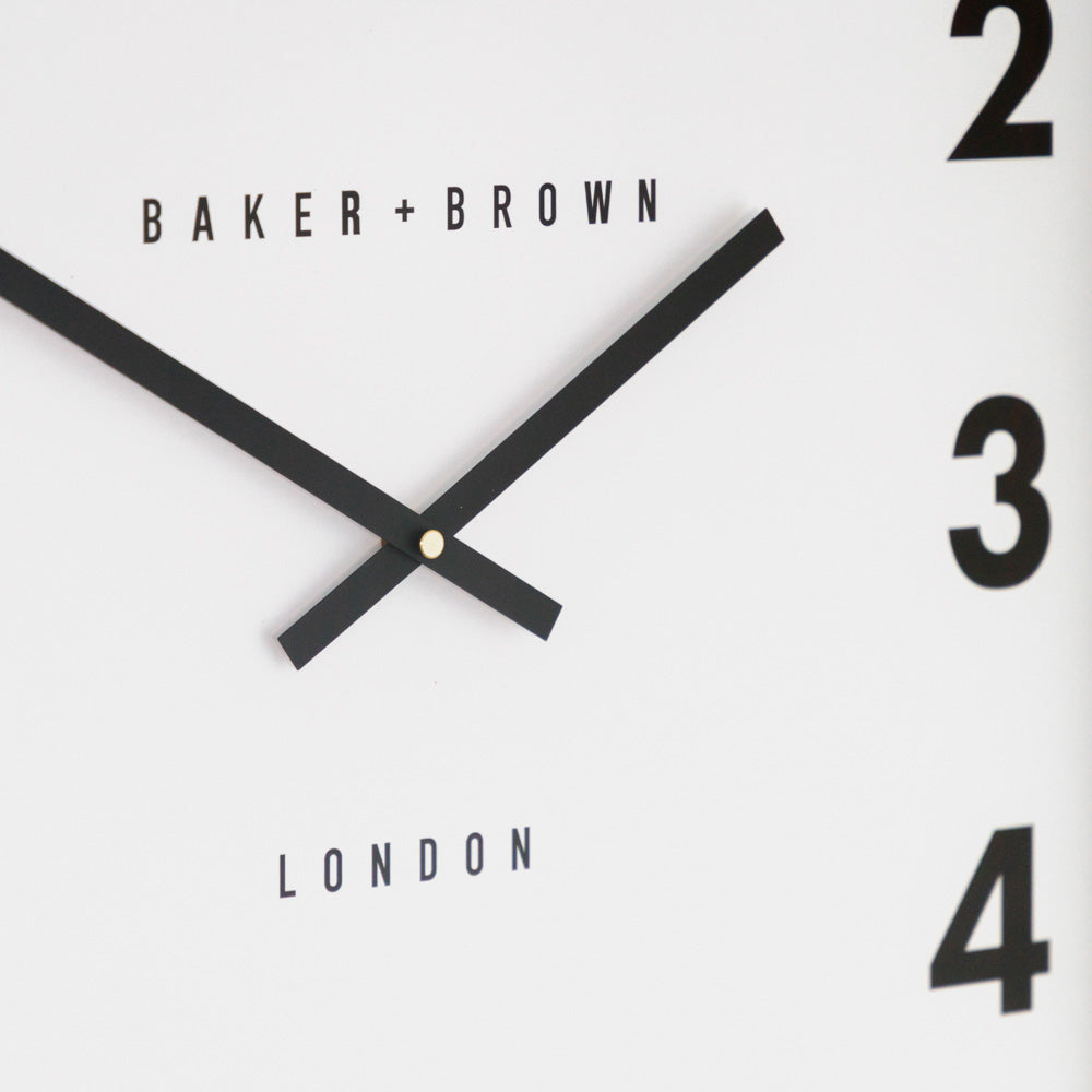 Buxton Wall Clock Black 50cm