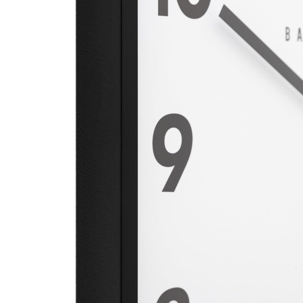 Buxton Wall Clock Black 50cm